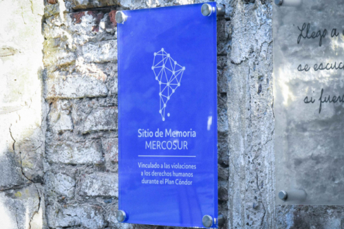 Arana ya es Sitio de Memoria del Mercosur