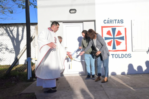 Los Toldos: finalizaron las obras en la capilla Virgen del Carmen que cumple un rol clave en la integración de la comunidad