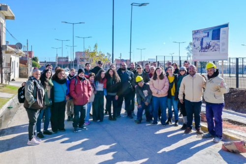 Continúan las obras y programas de integración en La Cárcova
