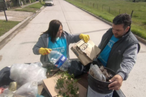 Salud bonaerense refuerza el descacharreo para prevenir el dengue