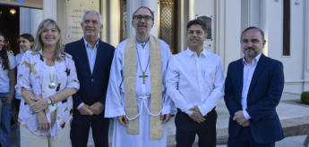 Kicillof participó de la asunción del nuevo arzobispo de La Plata