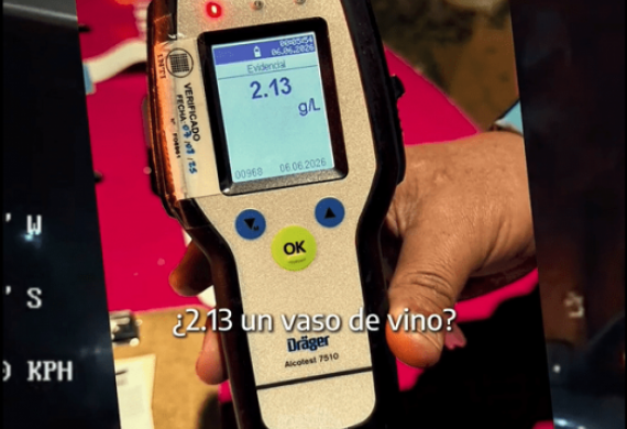 El conductor se encontraba inhabilitado desde el 14 de marzo pasado.