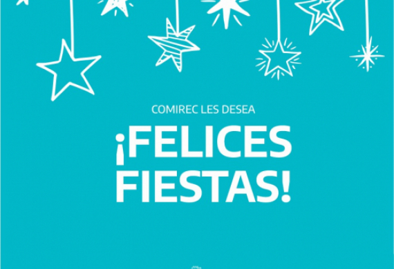Autoridades y trabajadores del COMIREC les desean unas muy felices fiestas