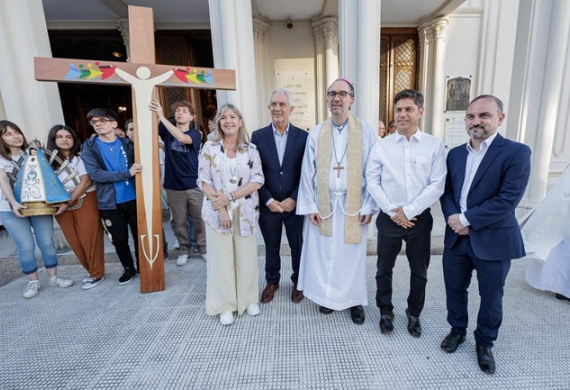 Alvarez Rodríguez participó de la asunción del Arzobispo Carrara en La Plata