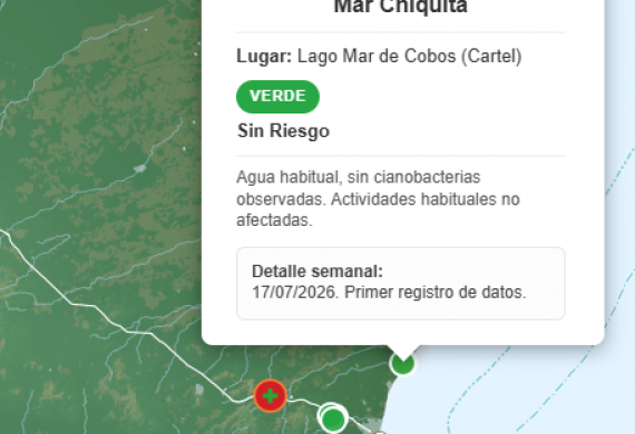  Mar Chiquita se suma al Cianosemáforo provincial