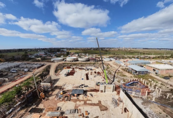 Avanza la obra en la Planta Potabilizadora para La Plata, Berisso y Ensenada
