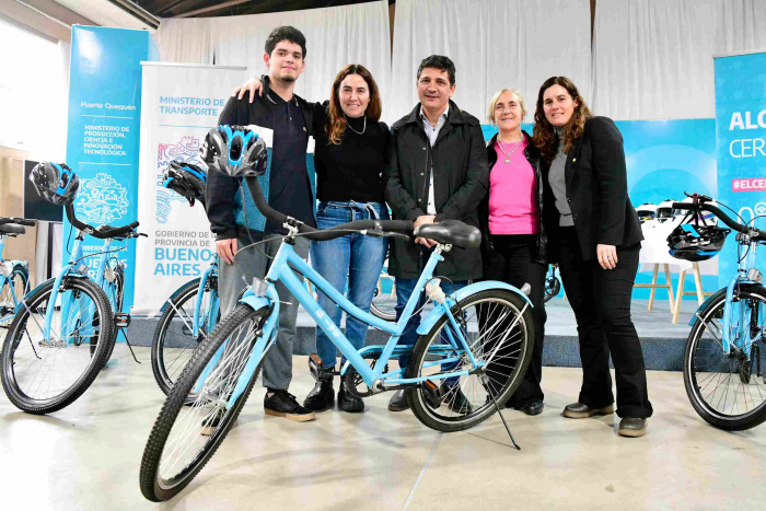 Marinucci, López, Mayol y Botti impulsaron la Ecomovilidad en Necochea.