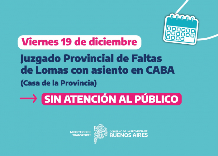 El Juzgado Provincial de Lomas funciona en la Casa de la Provincia en CABA.