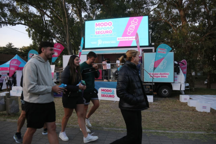 Marinucci lanzó el Modo Verano Seguro en las playas bonaerenses.