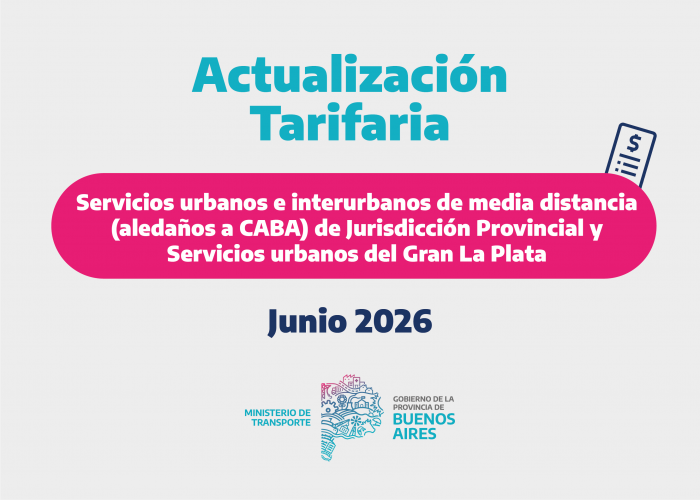 Actualización Tarifaria Junio 2026.