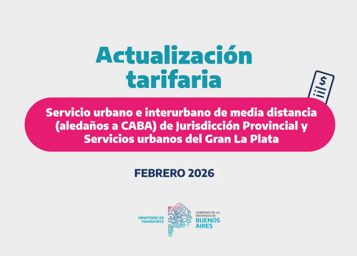 Actualización tarifaria Febrero 2026.