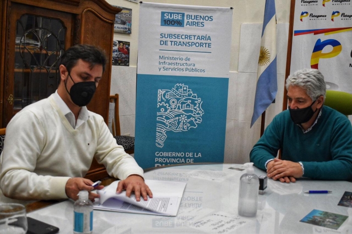 El subsecretario de Transporte Alejo Supply firmó el acta de implementación de SUBE 100% Buenos Aires