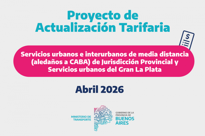 Actualización tarifaria - Abril 2026