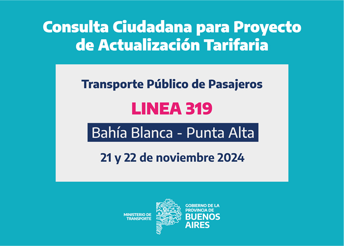 Consulta Ciudadana para Proyecto de Actualización Tarifaria