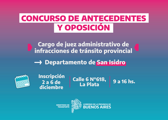  Concurso de Antecedentes y Oposición