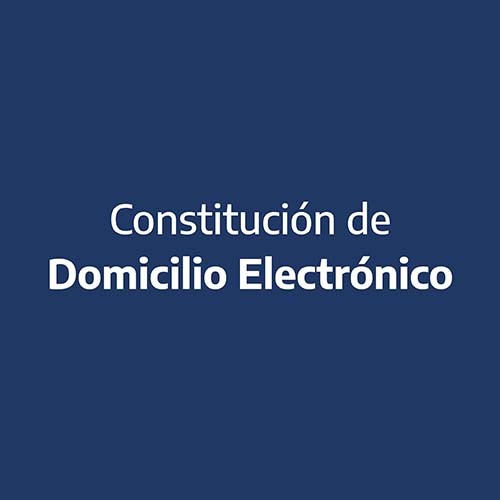 Constitución de Domicilio Electrónico